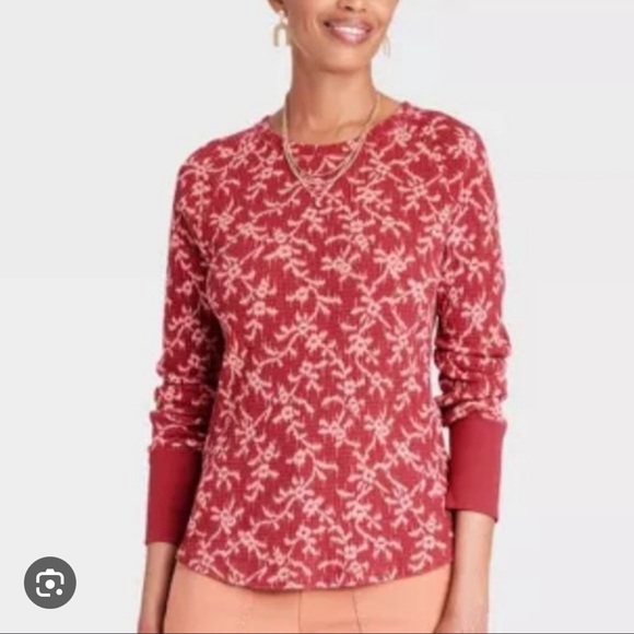 Knox Rose Women's Long Sleeve Thermal Top - Picture 9 of 9
